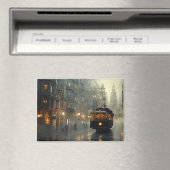 ヴィンテージフォギー路面電車冷凍機マグネット マグネット (インサイチュ (食洗機))