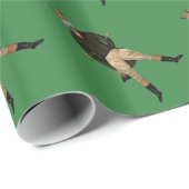 ヴィンテージフォックス狩りラッピング紙 ラッピングペーパー (ロールコーナー)