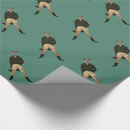 ヴィンテージフォックス狩りラッピング紙 ラッピングペーパー