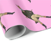 ヴィンテージフォックス狩り包装紙 ラッピングペーパー (ロールコーナー)