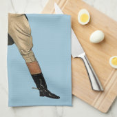 ヴィンテージフォックス狩り キッチンタオル (四つ折り)