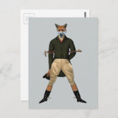 ヴィンテージフォックス狩り ポストカード (正面/裏面)