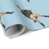 ヴィンテージフォックス狩り ラッピングペーパー (ロールコーナー)