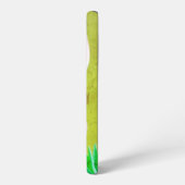 ヴィンテージフォトオレンジチューリップフラワーテンプレート文字 SAMSUNG GALAXYケース (左側面)