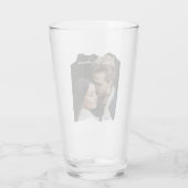 ヴィンテージフォトカップルカスタマイズギフトビール タンブラーグラス (裏面)