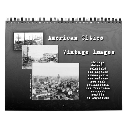 ヴィンテージフォトカレンダー(アメリカの都市) カレンダー (カバー)