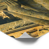 ヴィンテージフォトカードコラージュ。ヨーロッパ、中東 ポスター (角)