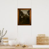 ヴィンテージフォトキャッスル偽フレーム幽霊のよく出るハウスプロップ ポスター (キッチン)