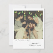 ヴィンテージフォトクリスマスカードグリーン&イエローライト シーズンカード (正面)