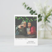 ヴィンテージフォトクリスマスカード – グリーンライト シーズンカード (スタンド正面)