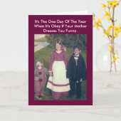 ヴィンテージフォトハロウィン カード (黄色い花)