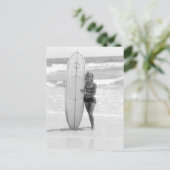 ヴィンテージフォトビキニガールフォートウォルトンビーチFl. ポストカード (スタンド正面)