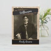 ヴィンテージフォトファミリー懇親会収集パーティー 招待状 (スタンド正面)