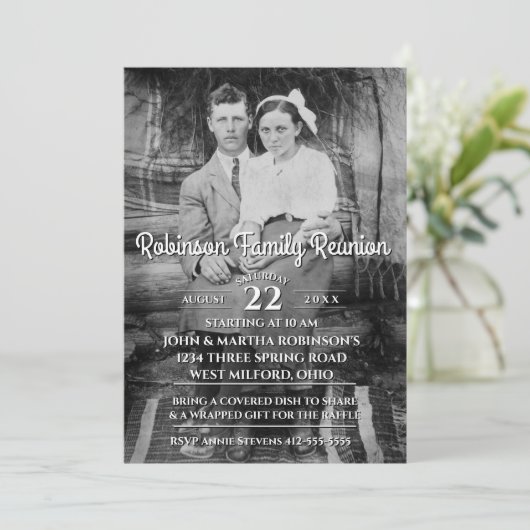 ヴィンテージフォトファミリ懇親会 招待状 (スタンド正面)