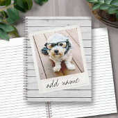 ヴィンテージフォトフレーム素朴- Gray Wood ノートブック