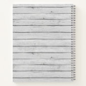 ヴィンテージフォトフレーム素朴- Gray Wood ノートブック (裏面)