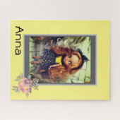 ヴィンテージフォトフレーム、ヴィンテージ、レトロ、フォトフレーム ジグソーパズル (横)