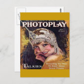 ヴィンテージフォトプレイフィルムマガジンカバー1929 ポストカード (正面/裏面)