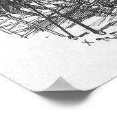 ヴィンテージフォトペインターズアットザルーヴルプリント ポスター (角)