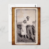 ヴィンテージフォトポストカード ポストカード (正面/裏面)