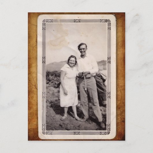 ヴィンテージフォトポストカード ポストカード (正面)