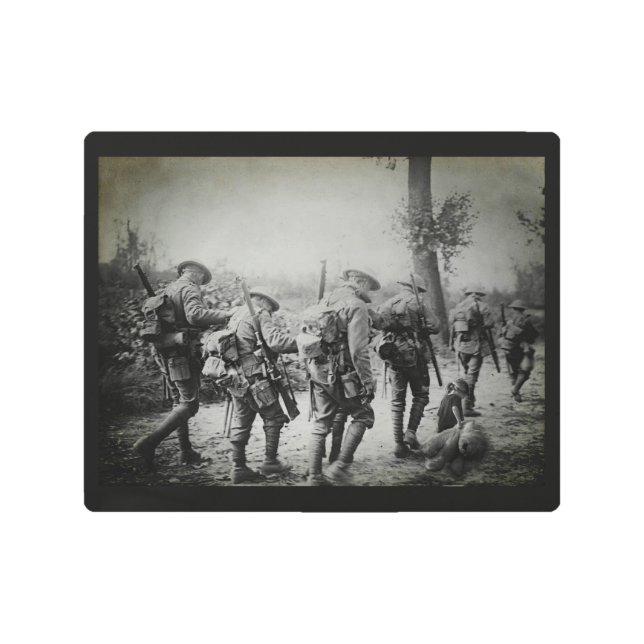 ヴィンテージフォトメタルウォールアート メタルプリント (正面)