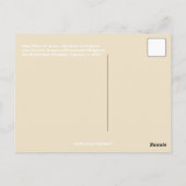 ヴィンテージフォトモンタージュ王アルバート、エリザベス女王 ポストカード (裏面)