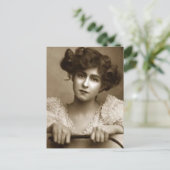 ヴィンテージフォトレディースポストカード ポストカード (スタンド正面)