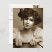 ヴィンテージフォトレディースポストカード ポストカード (正面/裏面)