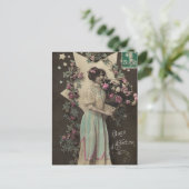 ヴィンテージフォトレディースポストカード ポストカード (スタンド正面)