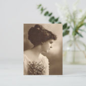 ヴィンテージフォトレディースポストカード ポストカード (スタンド正面)