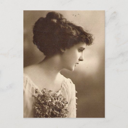 ヴィンテージフォトレディースポストカード ポストカード (正面)