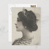 ヴィンテージフォトレディース ポストカード (正面/裏面)