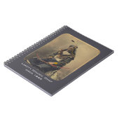 ヴィンテージフォト先住民アメリカンラコタインディアンチーフ ノートブック (左側)