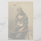 ヴィンテージフォト先住民アメリカンラコタインディアンチーフ 便箋 (正面)