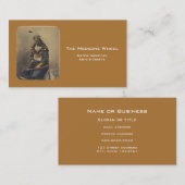 ヴィンテージフォト先住民アメリカンラコタインディアンチーフ 名刺 (正面/裏面)