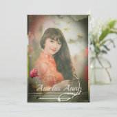 ヴィンテージフォト卒業パーティー招待状 招待状 (スタンド正面)