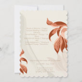 ヴィンテージフォト葬儀悔やみや弔慰サンキューカード 招待状 (裏面)