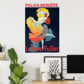 ヴィンテージフォリーベルゲレジュールチェレ踊りガール ポスター (ホームオフィス)