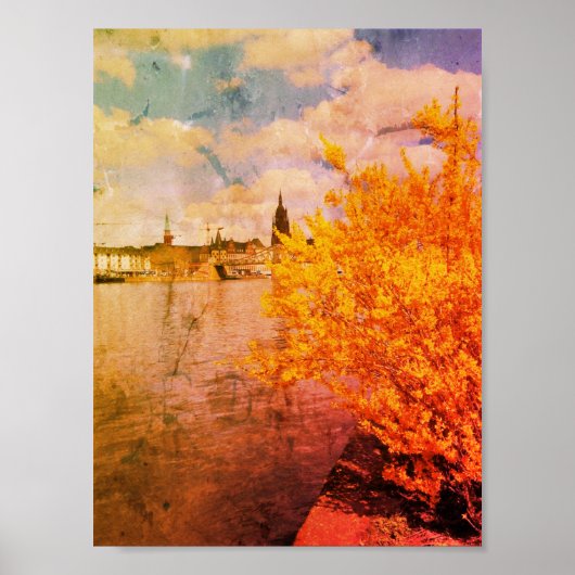 ヴィンテージフォルシンシアフランクフルトシティポスター ポスター (正面)