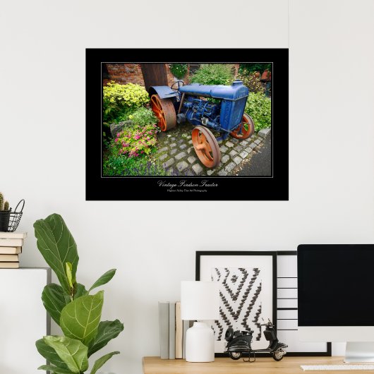 ヴィンテージフォルドソントラクターギャラリー – スタイルポスタープリント ポスター (ホームオフィス)