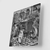 ヴィンテージフォルドソントラクター、ブレッドベリーホール スクエア壁時計 (傾斜)