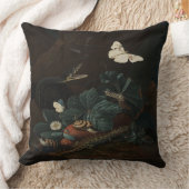 ヴィンテージフォレストの床の静止寿命 クッション (ブランケット)