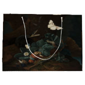 ヴィンテージフォレストの床の静止寿命 ラージペーパーバッグ (裏面)