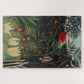 ヴィンテージフォレストモンキーズ&バードイラストレーションアート ジグソーパズル (横)