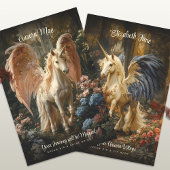 ヴィンテージフォレストユニコーンマジカルフェアリーランドフェアリーレ ラッピングペーパーシート