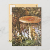 ヴィンテージフォレスト妖精の国はがき ポストカード (正面/裏面)