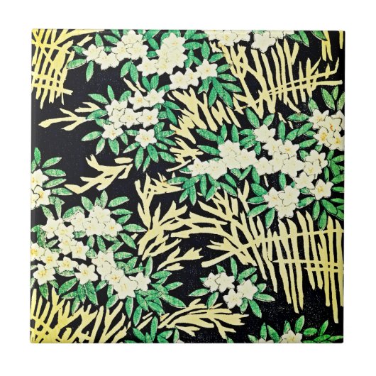 ヴィンテージフォレストCalm – セラミックアートタイル タイル (正面)