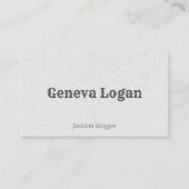 ヴィンテージフォント |レザーフェイク |高ファッション 名刺 (正面)