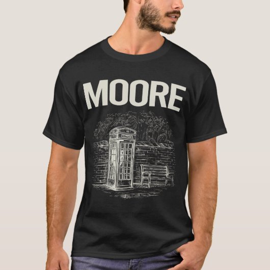 ヴィンテージフォンブース ムーア Tシャツ (正面)